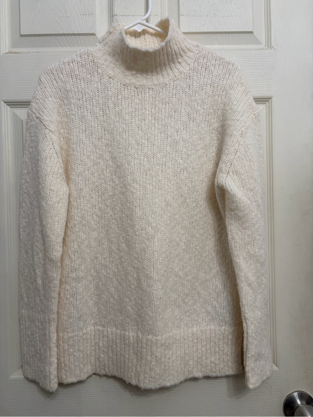 Vince Cozy Cream Turtleneck Sweater wool size small
